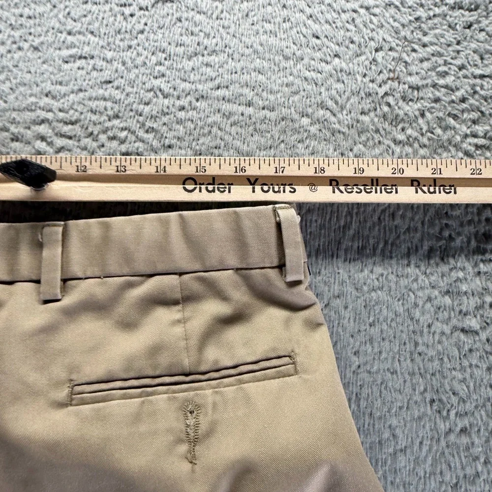 Dockers Stain Defender Pant Mens 34x32 Brown Cotton Chino Straight Preppy Career